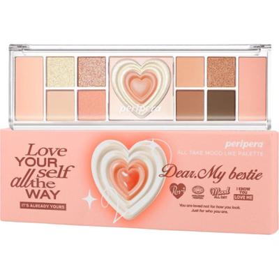 Peripera All Take Mood Like Palette 02 Peach Heaven, 13.5g - paleta cieni w odcieniach brzoskwiniowych