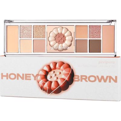 Peripera All Take Mood Like Palette 03 Honey Brown (Honey K-ookie collection), 13.5g - paleta cieni w odcieniach nude