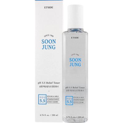Etude House - Soon Jung pH 5.5 Relief Toner, 200ml - łagodzący tonik do twarzy