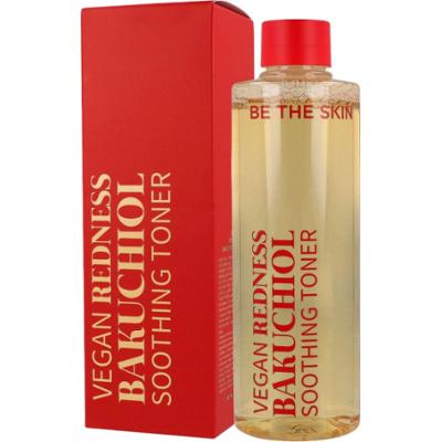 Be The Skin - Vegan Redness Bakuchiol Soothing Toner, 250ml - wegański tonik łagodzący zaczerwienienia z bakuchiolem