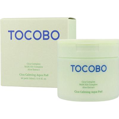 Tocobo - Cica Calming Aqua Pad, 60 szt. - kojąco-nawilżające płatki tonizujące do twarzy