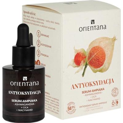 ORIENTANA - Ampułka Serum Antyoksydacyjne Ashwagandha Cica Niacynamid, 30ml