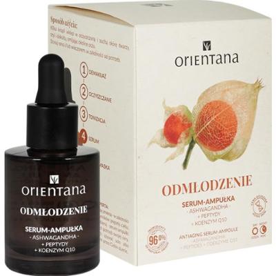 ORIENTANA - Ampułka Serum Odmładzające Ashwagandha Peptydy Koenzym Q10, 30ml
