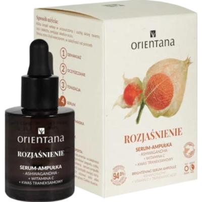 ORIENTANA - Ampułka Serum Rozjaśniające Ashwagandha Witamina C Kwas Traneksamowy, 30ml