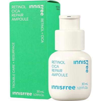 INNISFREE - Retinol Cica Repair Ampoule, 30 ml - ampułka do twarzy z retinolem i wąkrotą azjatycką