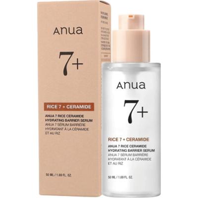 ANUA - RICE 7 CERAMIDE HYDRATING BARRIER SERUM. 50ml - Ujędrniająco-rozjaśniające serum do twarzy