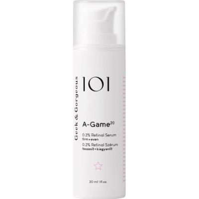 Geek & Georgeous - A-Game 20, - Przeciwzmarszczkowe serum z retinalem 0,2% i ektoiną, 30 ml