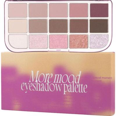 FWEE - More Mood Eyeshadow Palette 05 MORE THAN MAUVE, 12.6g - paletka 15 cieni do powiek w odcieniach mauve