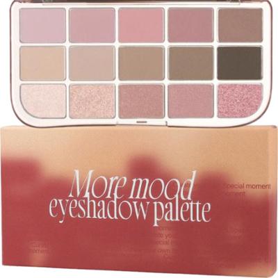 FWEE - More Mood Eyeshadow Palette 06 MORE THAN ROSE, 14.6g - paleta 15 cieni do powiek w odcieniach różanych