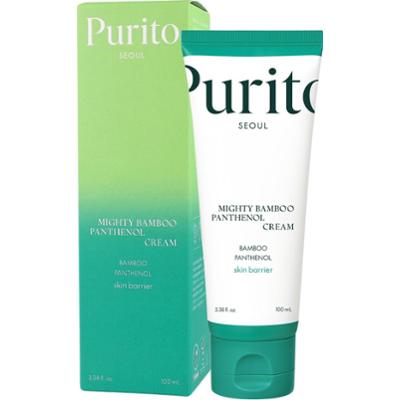 PURITO SEOUL - Mighty Bamboo Panthenol Cream, 100ml - regenerujący krem do twarzy z pantenolem