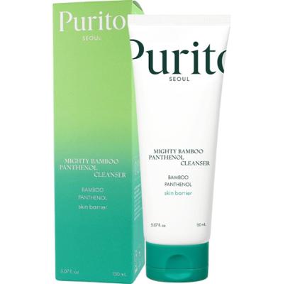 PURITO SEOUL - Mighty Bamboo Panthenol Cleanser, Nawilżający żel do mycia twarzy, 150ml