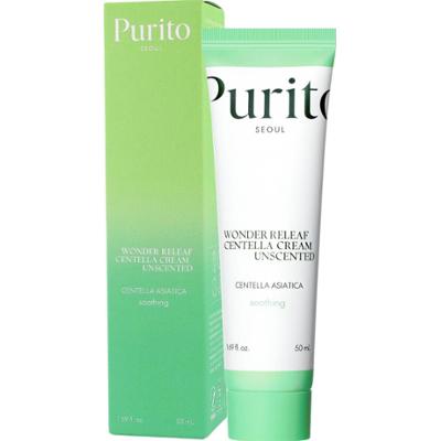 PURITO SEOUL - Wonder Releaf Centella Cream Unscented - Krem z Ekstraktem z Wąkroty Azjatyckiej - 50ml