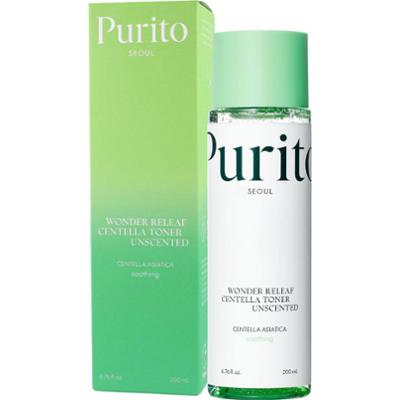 PURITO SEOUL - Wonder Releaf Centella Unscented Toner, 200ml