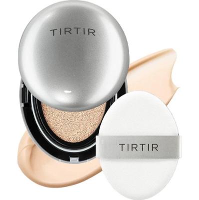 TIRTIR - Mask Fit Aura Cushion 17C Porcelain, 18g - rozświetlający podkład w formie cushion, bardzo jasny odcień z chłodnymi tonami