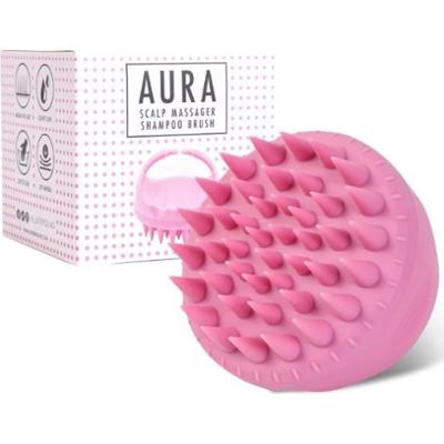 SISTER YOUNG - Aura Shampoo Brush Pink - Szczotka do masażu głowy/mycia, Różowa