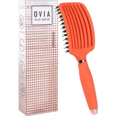 SISTER YOUNG - OVIA APRICOT BV - Szczotka do Włosów z Naturalnego Włosia Dzika z Wentylacją, Orange