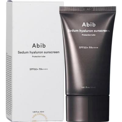 Abib - Sedum Hyaluron Sunscreen Protection Tube SPF50+/PA++++, 50ml - nawilżający Krem z Filtrem