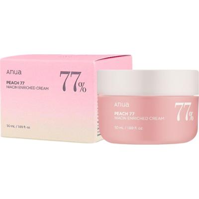 ANUA - PEACH 77% NIACIN ENRICHED CREAM, 50ml - nawilżający krem do twarzy