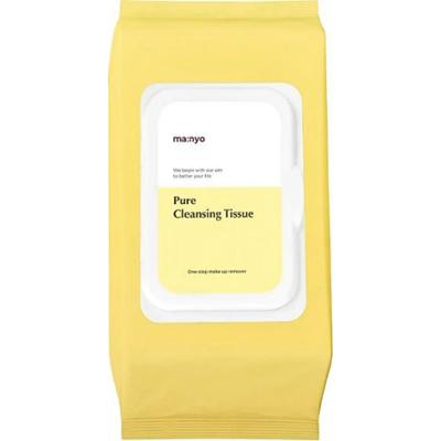 ma:nyo - Pure Cleansing Tissue, 80szt. - oczyszczające chusteczki do demakijażu twarzy