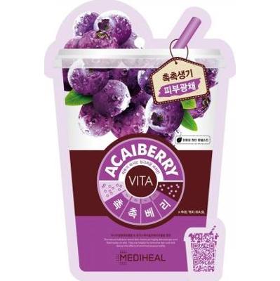 MEDIHEAL - Vita Acaiberry Mask maska energetyzująco- tonizująca z jagodami acai, 20ml