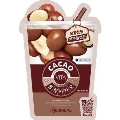 MEDIHEAL - Cacao Vita Mask, 20ml - maska regulująco-oczyszczająca kakaowa