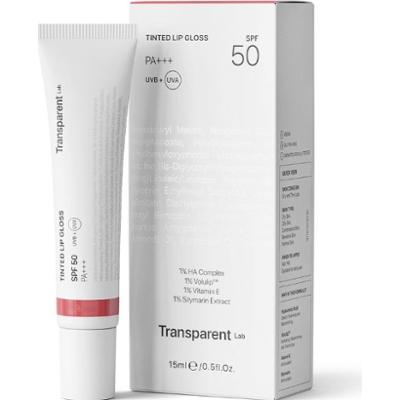 Transparent Lab - Lip Gloss Rose SPF50, Nawilżający balsam do ust, 15ml