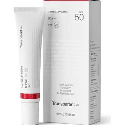 Transparent Lab - Lip Gloss Cherry SPF50, Nawilżający balsam do ust, 15ml