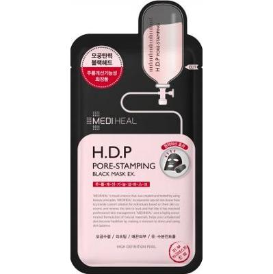 MEDIHEAL - H.D.P Pore-Stamping Black Mask EX., 25ml - czarna maska oczyszczająco-napinająca