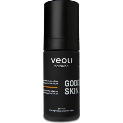 Veoli Botanica - GODDESS SKIN rozjaśniająco – kojące serum wodno-żelowe z etylowanym kwasem askorbionowym 10% i EGCG 0,5%, 30ml