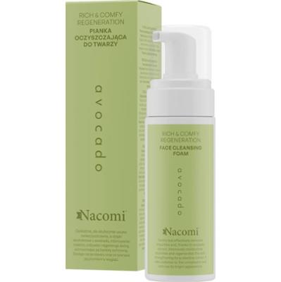 NACOMI - Rich&comfy regeneration - Pianka oczyszczająca do twarzy - AWOKADO, 150ml