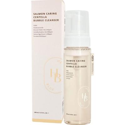 HEVEBLUE - Salmon Caring Centella Bubble Cleanser, 200 ml - pianka do oczyszczania twarzy