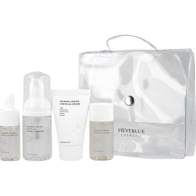 HEVEBLUE - Salmon Caring Centella Special Travel Kit Bag - zestaw miniaturowych kosmetyków