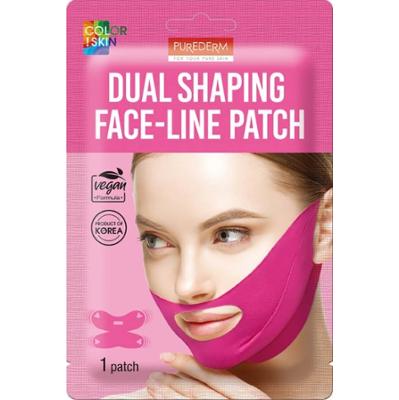 PUREDERM - Dual Shaping, Wegańska modelująca maseczka na podbródek, 1 szt.