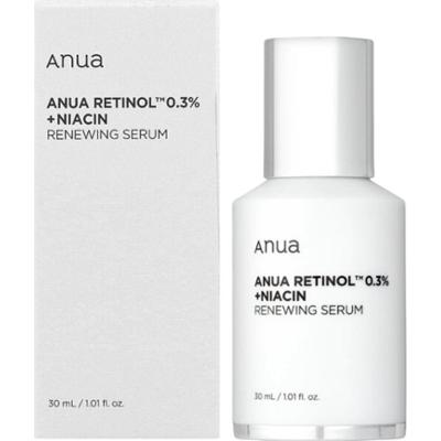 ANUA - Retinol 0.3% + Niacin Renewing Serum, 30ml - przeciwstarzeniowe serum regenerujące do twarzy