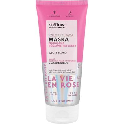 SoFlow - Maska do włosów różowa koloryzująca, 200ml