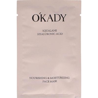 OKADY - Odżywczo-Nawilżająca Maska w płachcie do twarzy ze Skwalanem i Kwasem Hialuronowym, 25ml