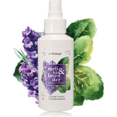e-FIORE - Hydrolat z kwiatów melisy i lawendy, 100ml