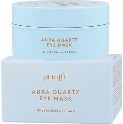 Petitfee - Aura Quartz Eye Mask Hydrogel Type, 60szt - nawilżające hydrożelowe maski pod oczy