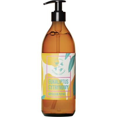CZTERY SZPAKI - Eukaliptus Cytrynowy - naturalne mydło w płynie, 500ml