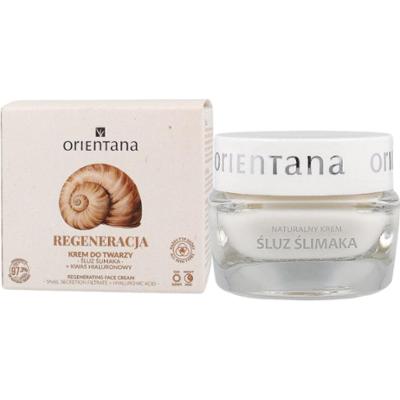 ORIENTANA - Natural Snail Cream, 50ml - Naturalny krem do twarzy ze ŚLUZEM ŚLIMAKA