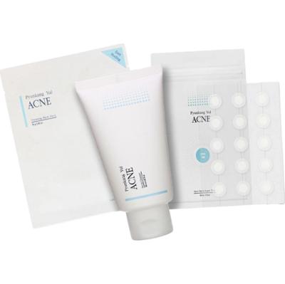 Pyunkang Yul - ACNE (żel oczyszcający, maska w płachcie, plasterki na wypryski) - Zestaw dla skóry trądzikowej