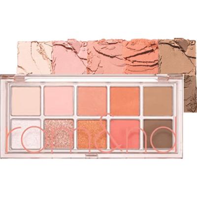 rom&nd - Better Than Palette 08. Peach Dahlia Garden, 8.1 g - paleta 10 cieni do powiek w odcieniach brzoskwiniowych