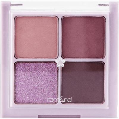rom&nd - Better Than Eyes N02. Dry Violet, 7 g - paleta 4 cieni do powiek w odcieniach fioletu