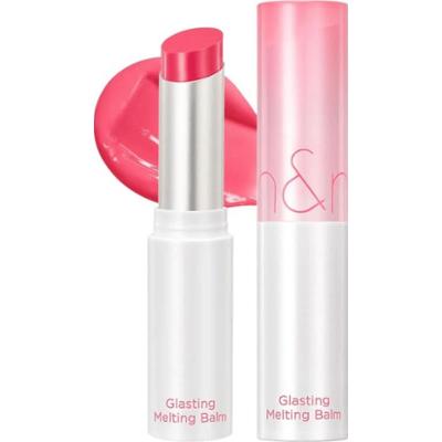 rom&nd - Glasting Melting Balm 02. Lovely Pink, 3.5g - balsam nawilżający do ust w odcieniu różu