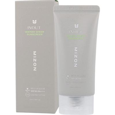 MIZON - Inout Watery Sheer Sunscreen SPF50 PA++++, 50ml - krem przeciwsłoneczny