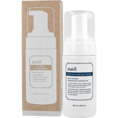 KLAIRS - Rich Moist Foaming Cleanser, 100ml - Hipoalergiczna pianka oczyszczająca