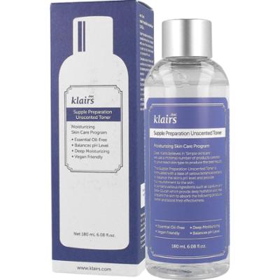 KLAIRS - Supple Preparation Unscented Toner, 180ml - nawilżający tonik do twarzy