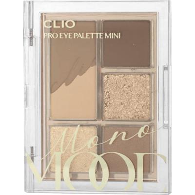 CLIO - Pro Eye Palette Mini 01 Mono Mood, 7g - paletka neutralnych cieni do powiek