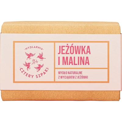 CZTERY SZPAKI - Mydło Jeżowka Malina, 110g
