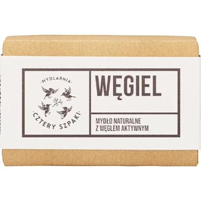 CZTERY SZPAKI - Mydło węglowe, 110g